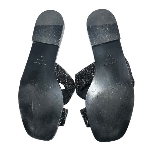 Salvatore Ferragamo Alrai Black Crystal Embellished Knot Mules Slides Sandals - Picture 5 of 7